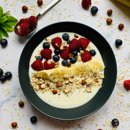 Bee pearl fruit and nut oatmeal